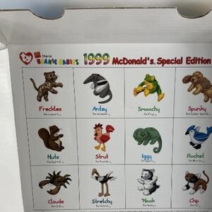 1999 McD's beanie babies: Rare Box Set